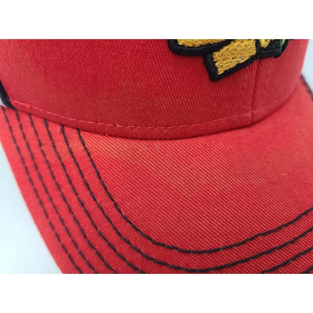 Youth Chicago Blackhawks Mesh Trucker Snapback Hat Cap Boys NHL Hockey Red White